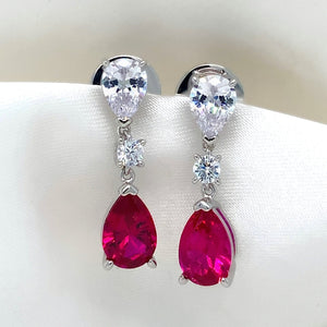 "Cecily" - Platinum-Plated Earring - Ebony Jewellery Chichester - Bespoke by Ebony