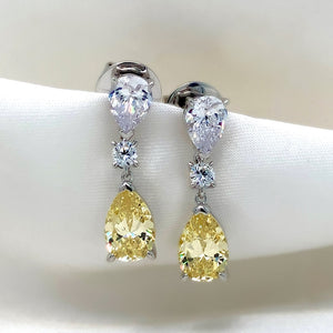 "Cecily" - Platinum-Plated Earring - Ebony Jewellery Chichester - Bespoke by Ebony