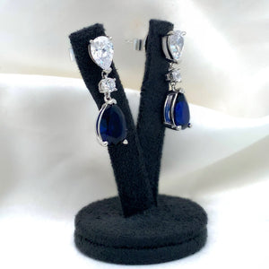 "Cecily" - Platinum-Plated Earring - Ebony Jewellery Chichester - Bespoke by Ebony
