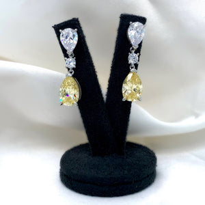 "Cecily" - Platinum-Plated Earring - Ebony Jewellery Chichester - Bespoke by Ebony