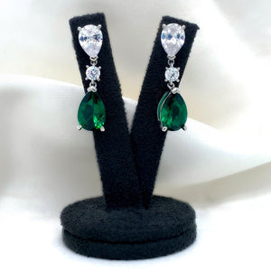 "Cecily" - Platinum-Plated Earring - Ebony Jewellery Chichester - Bespoke by Ebony