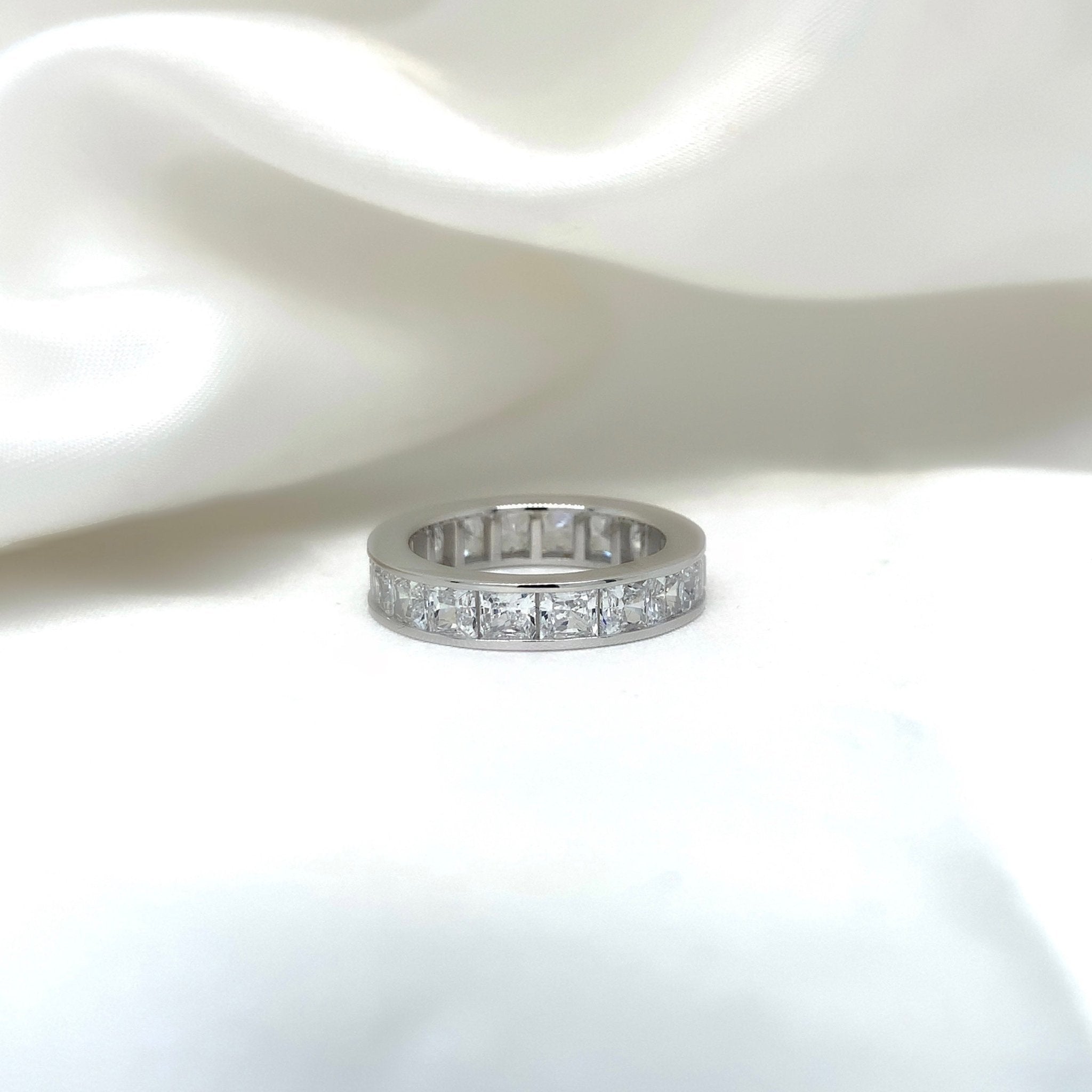 "Chelsea" - Platinum-Plated Ring - Ebony Jewellery Chichester - Bespoke by Ebony