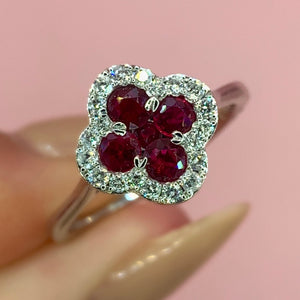 "Clover" - Gemstone Ring - Ebony Jewellery Chichester - Bespoke by Ebony