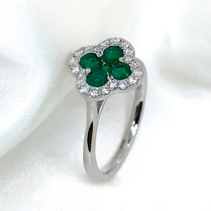 "Clover" - Gemstone Ring - Ebony Jewellery Chichester - Bespoke by Ebony