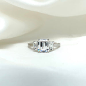 "Davina" - Platinum-Plated Ring - Ebony Jewellery Chichester - Bespoke by Ebony