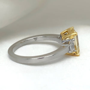 "Erin" - Platinum-Plated Ring - Ebony Jewellery Chichester - Bespoke by Ebony