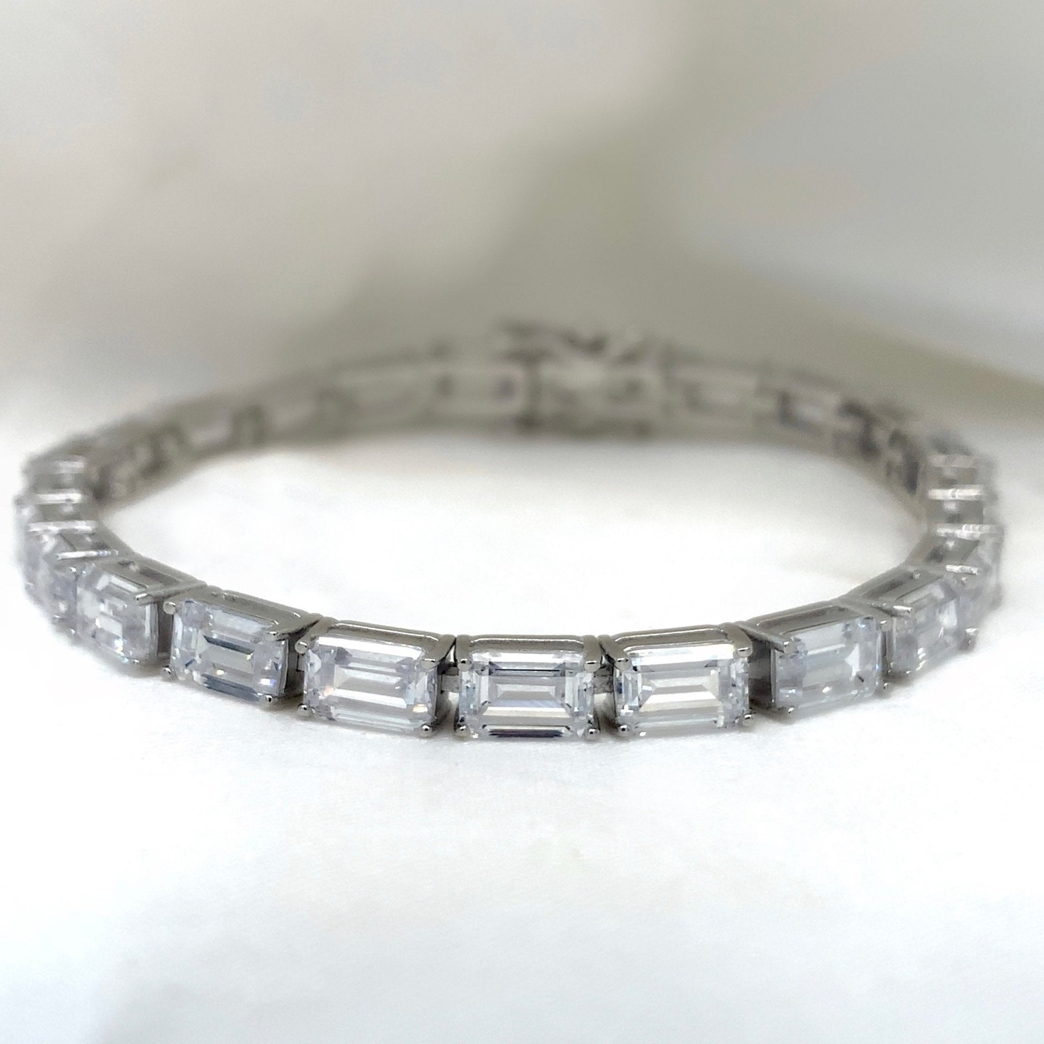 "Felicity" - Platinum-Plated Bracelet - Ebony Jewellery Chichester - Bespoke by Ebony