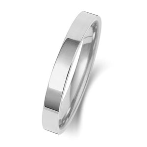 "Flat Court" - Wedding Band - Ebony Jewellery Chichester - Bespoke by Ebony