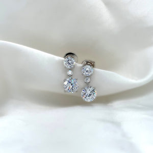 "Francesca" - Platinum-Plated Earring - Ebony Jewellery Chichester - Bespoke by Ebony