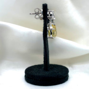 "Hattie" - Platinum-Plated Earring - Ebony Jewellery Chichester - Bespoke by Ebony