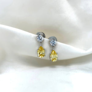 "Hattie" - Platinum-Plated Earring - Ebony Jewellery Chichester - Bespoke by Ebony