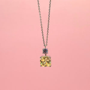 "India" - Platinum-Plated Necklace - Ebony Jewellery Chichester - Bespoke by Ebony