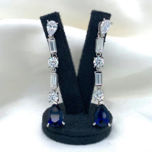 "Juliet" - Platinum-Plated Earring - Ebony Jewellery Chichester - Bespoke by Ebony