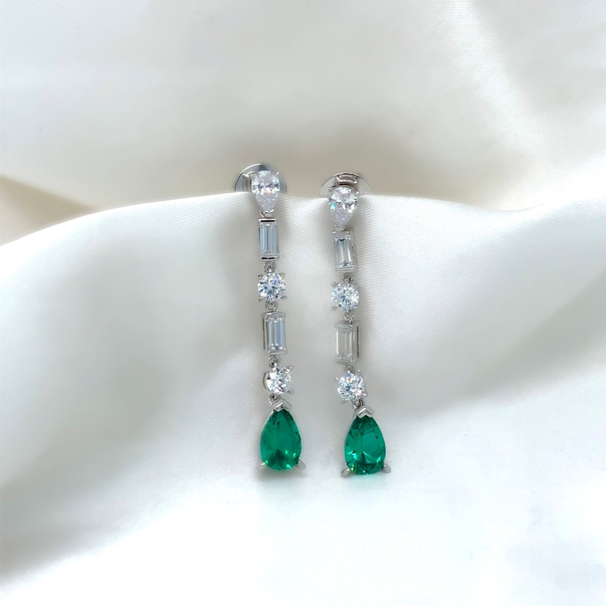 "Juliet" - Platinum-Plated Earring - Ebony Jewellery Chichester - Bespoke by Ebony