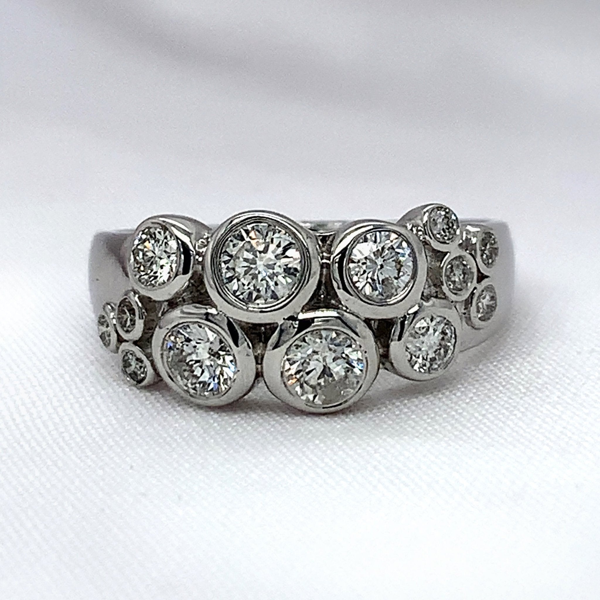 "Louise" - Diamond Ring - Ebony Jewellery Chichester - Bespoke by Ebony