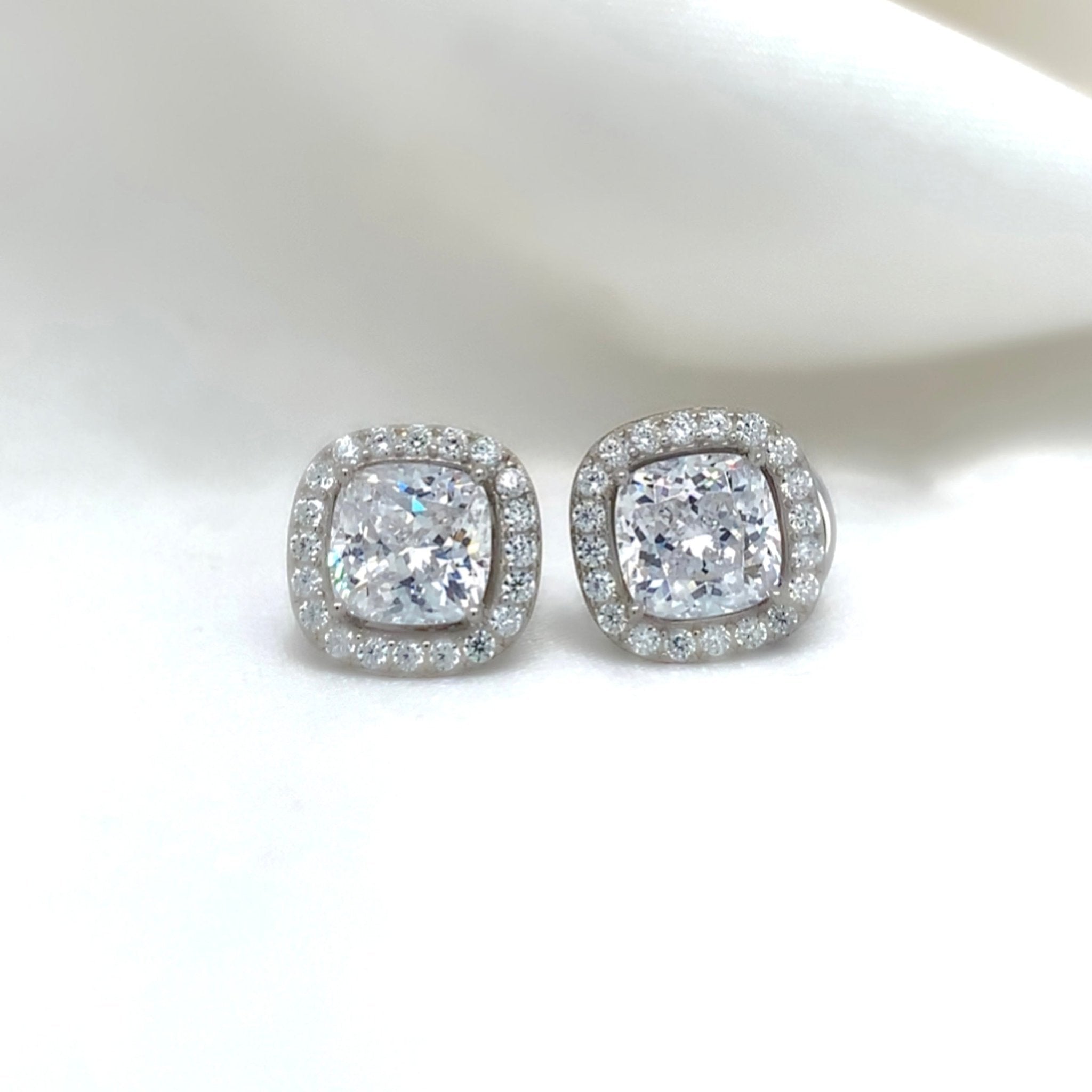 "Madeline" - Platinum-Plated Earring - Ebony Jewellery Chichester - Bespoke by Ebony