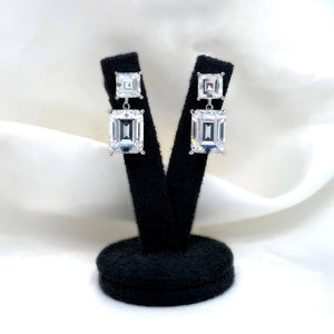 "Martha" - Platinum-Plated Earring - Ebony Jewellery Chichester - Bespoke by Ebony