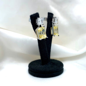 "Martha" - Platinum-Plated Earring - Ebony Jewellery Chichester - Bespoke by Ebony