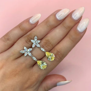 "Matilda" - Platinum-Plated Earring - Ebony Jewellery Chichester - Bespoke by Ebony