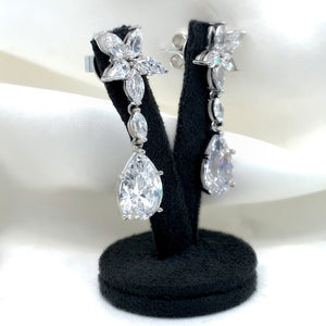 "Matilda" - Platinum-Plated Earring - Ebony Jewellery Chichester - Bespoke by Ebony