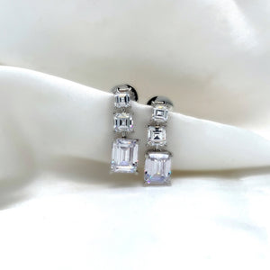 "Natalia" - Platinum-Plated Earring - Ebony Jewellery Chichester - Bespoke by Ebony