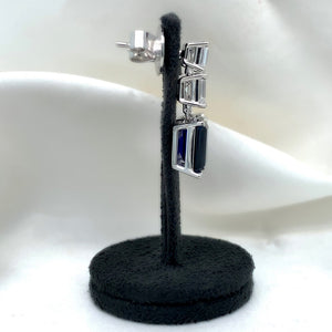 "Natalia" - Platinum-Plated Earring - Ebony Jewellery Chichester - Bespoke by Ebony