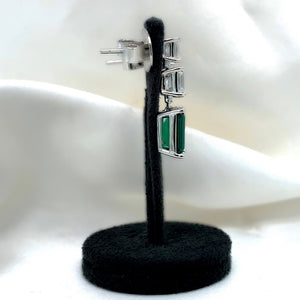 "Natalia" - Platinum-Plated Earring - Ebony Jewellery Chichester - Bespoke by Ebony