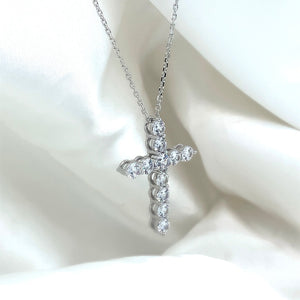 "Pia" - Platinum-Plated Necklace - Ebony Jewellery Chichester - Bespoke by Ebony