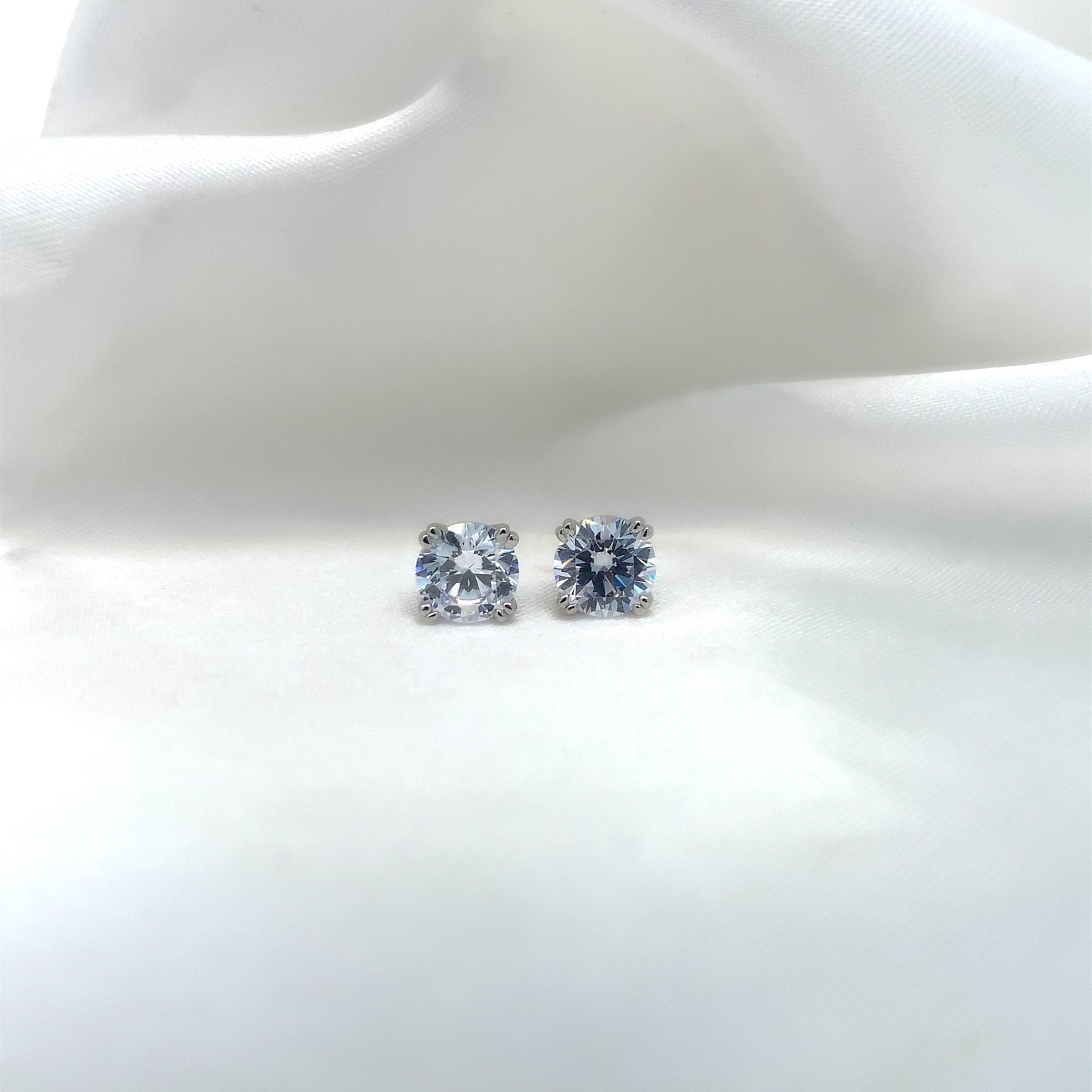 "Rosamund" - Platinum-Plated Earring - Ebony Jewellery Chichester - Bespoke by Ebony