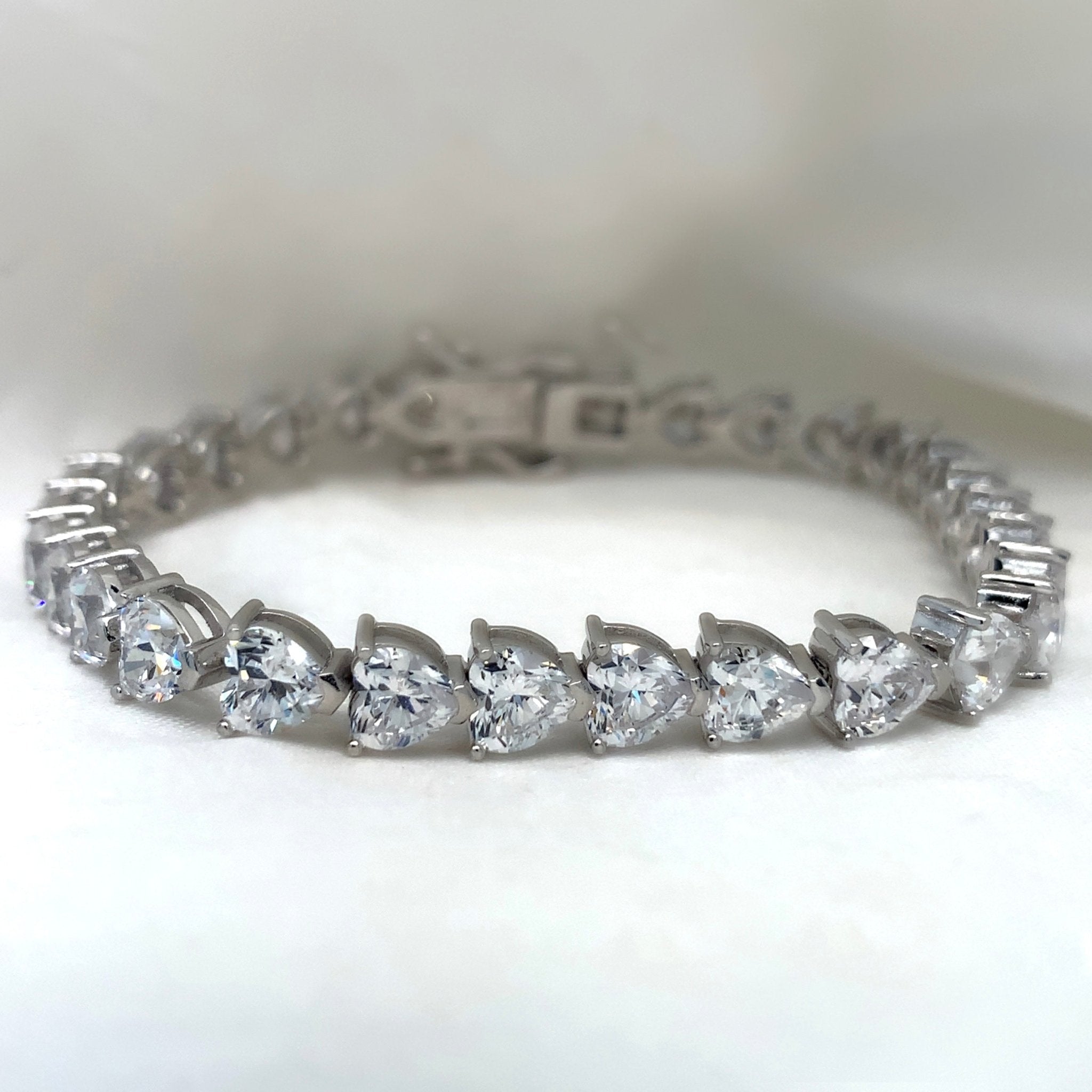 "Tullulah" - Platinum-Plated Bracelet - Ebony Jewellery Chichester - Bespoke by Ebony