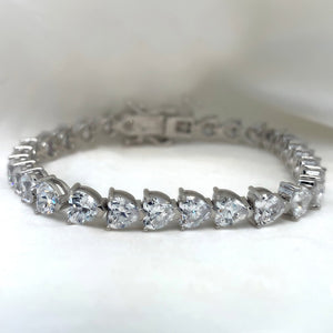 "Tullulah" - Platinum-Plated Bracelet - Ebony Jewellery Chichester - Bespoke by Ebony