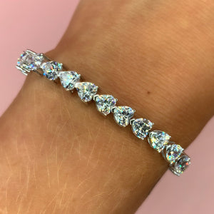 "Tullulah" - Platinum-Plated Bracelet - Ebony Jewellery Chichester - Bespoke by Ebony