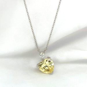 "Valentina" - Platinum-Plated Necklace - Ebony Jewellery Chichester - Bespoke by Ebony