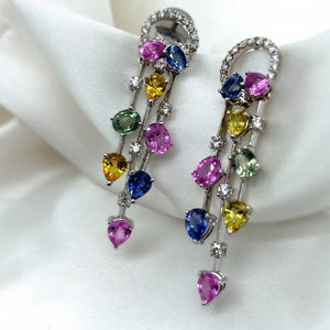 "Amour" - Drop Earrings - Ebony Jewellery Chichester - Bespoke by Ebony