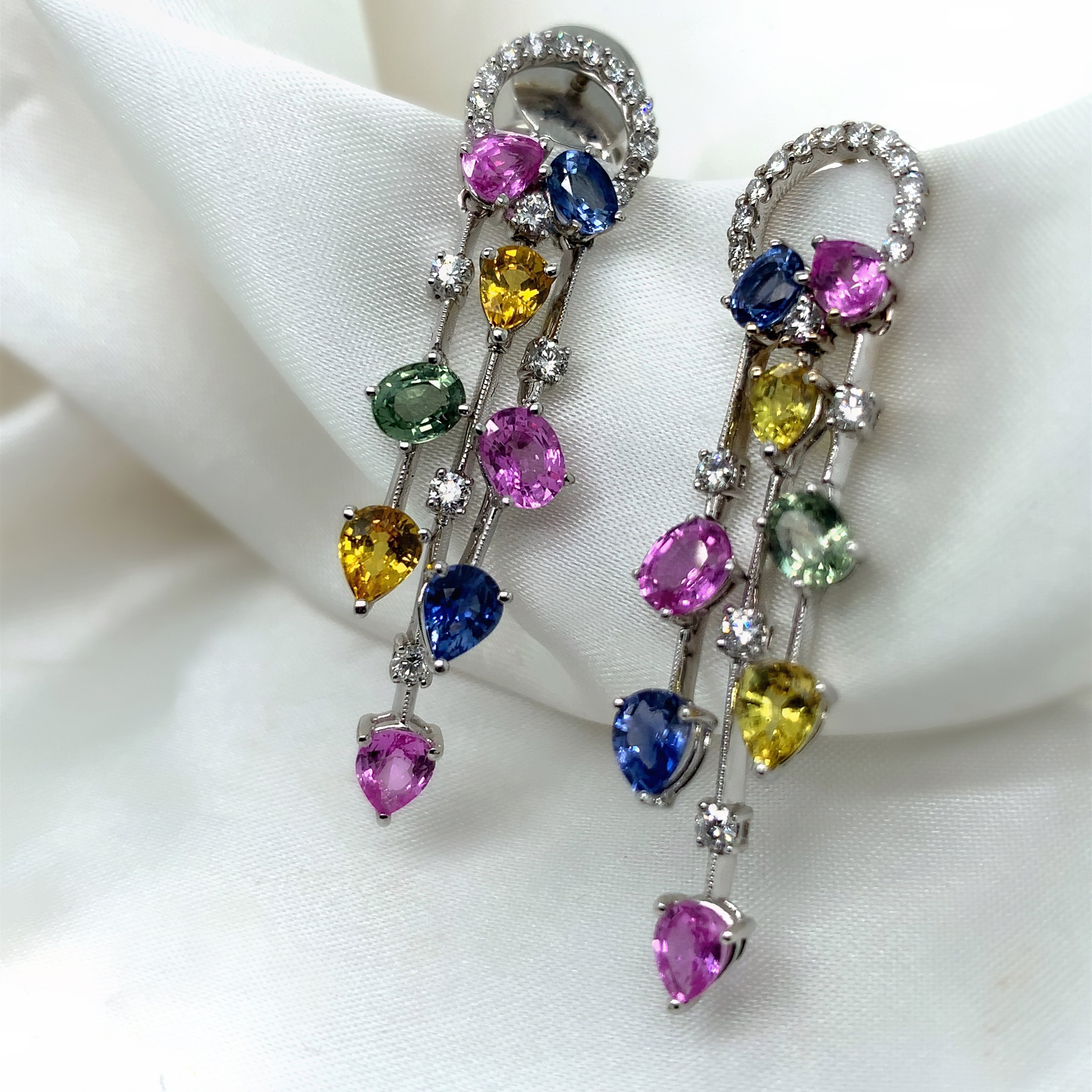 "Amour" - Drop Earrings - Ebony Jewellery Chichester - Bespoke by Ebony