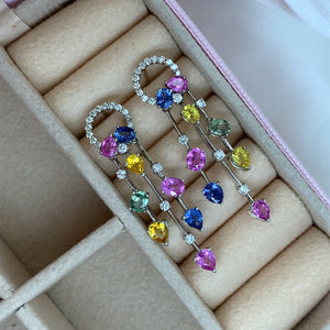 "Amour" - Drop Earrings - Ebony Jewellery Chichester - Bespoke by Ebony