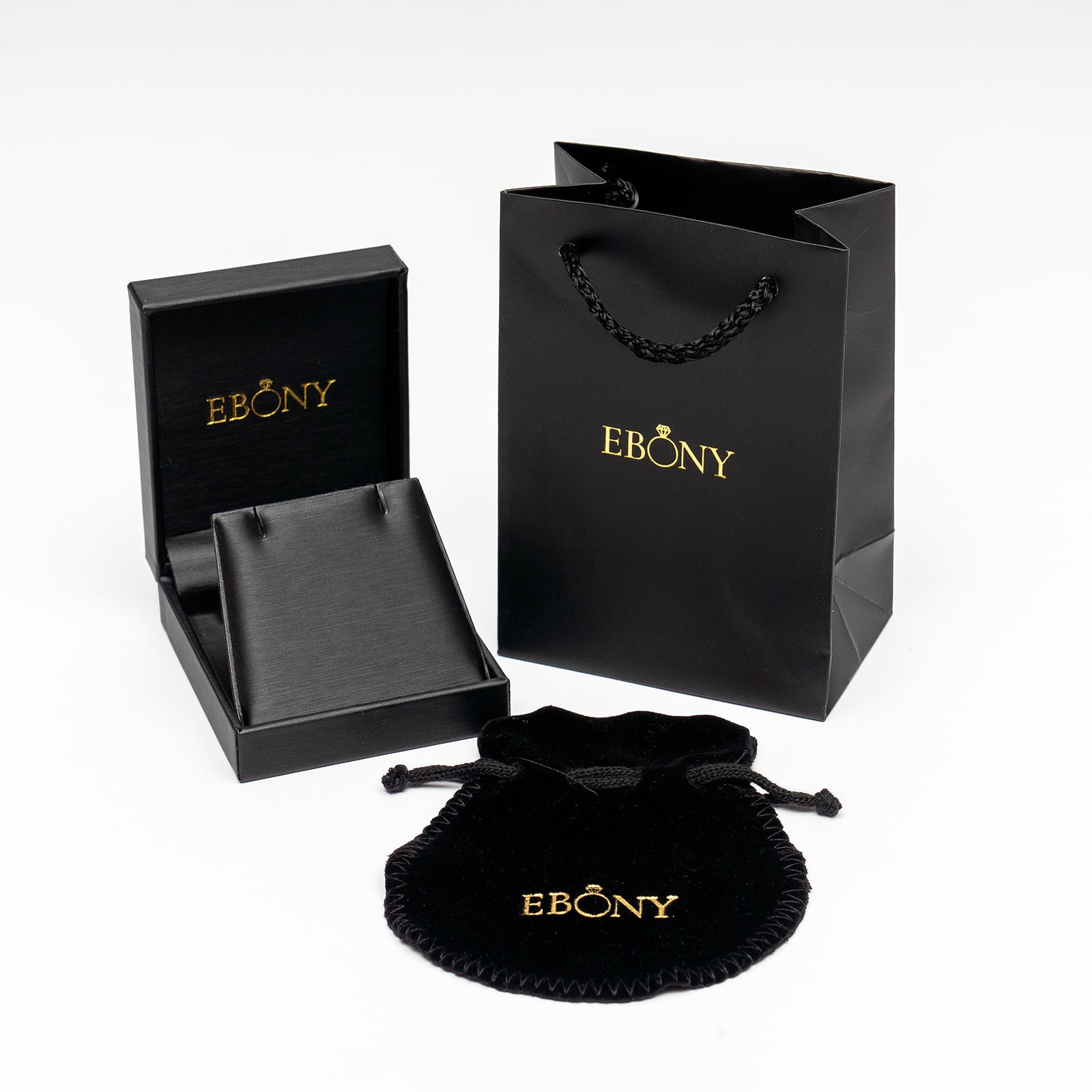Ebony's sophisticated range of necklaces and pendants, crafted with the finest materials.