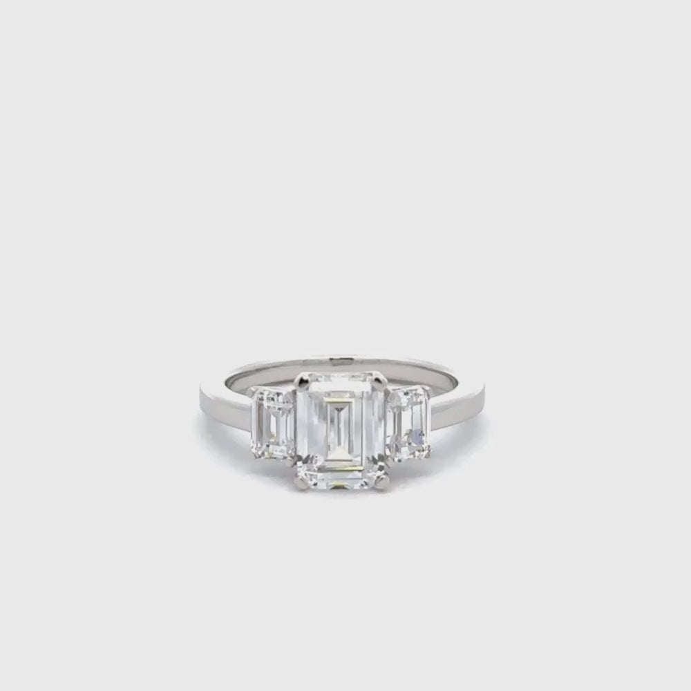 "Davina" - Platinum-Plated Ring - Ebony Jewellery Chichester - Bespoke by Ebony
