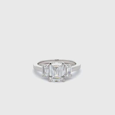 "Davina" - Platinum-Plated Ring - Ebony Jewellery Chichester - Bespoke by Ebony