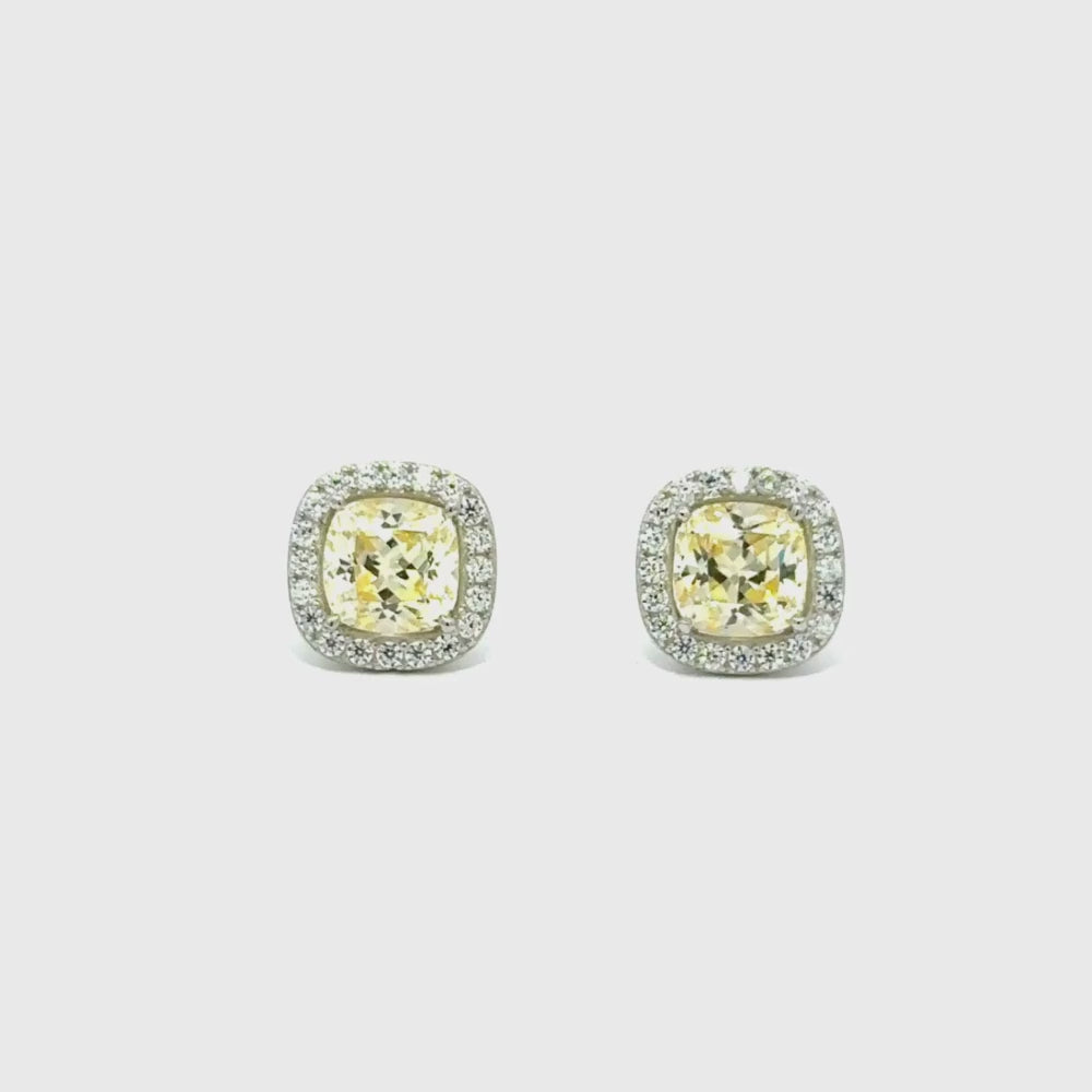 "Madeline" - Platinum-Plated Earring - Ebony Jewellery Chichester - Bespoke by Ebony