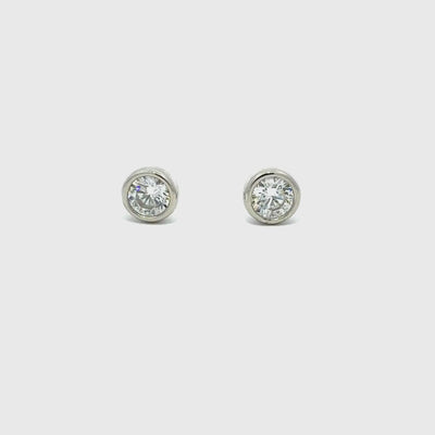 "Beatrix" - Platinum-Plated Earring - Ebony Jewellery Chichester - Bespoke by Ebony