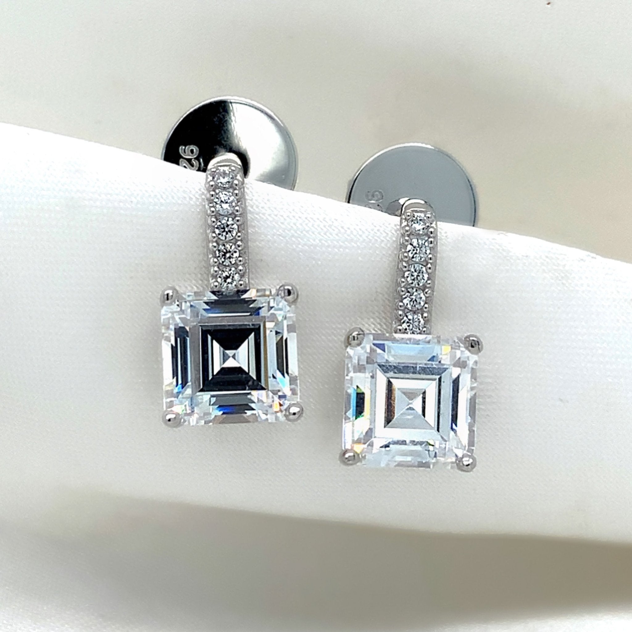 "Alanis" - Platinum-Plated Earring - Ebony Jewellery Chichester - Bespoke by Ebony