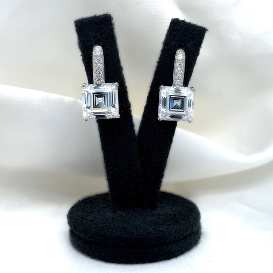 Alanis - Platinum-Plated Earring - Ebony Jewellery