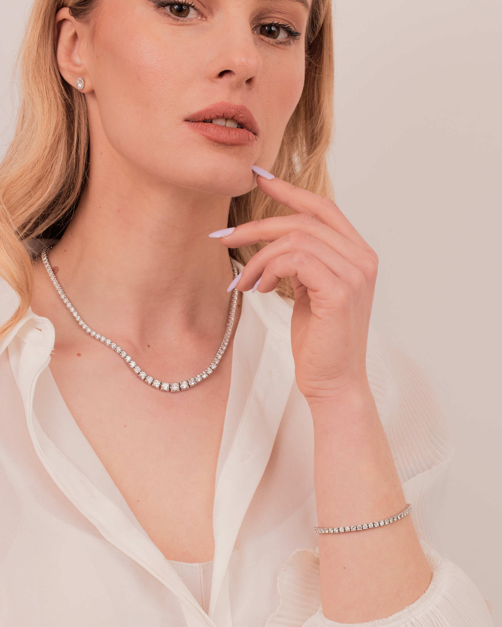 "Alina" - Tennis Bracelet - Ebony Jewellery Chichester - Bespoke by Ebony