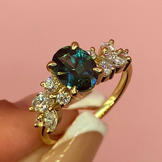 Aphrodite - Unique Ring - Ebony Jewellery