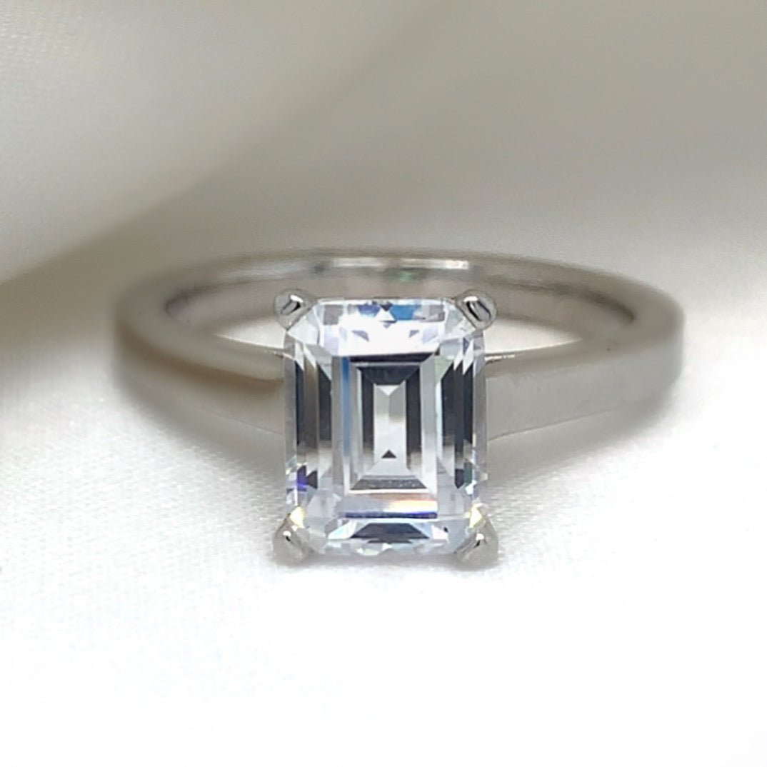 "Aurora" - Platinum-Plated Ring - Ebony Jewellery Chichester - Bespoke by Ebony