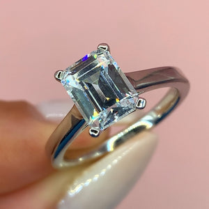 "Aurora" - Platinum-Plated Ring - Ebony Jewellery Chichester - Bespoke by Ebony