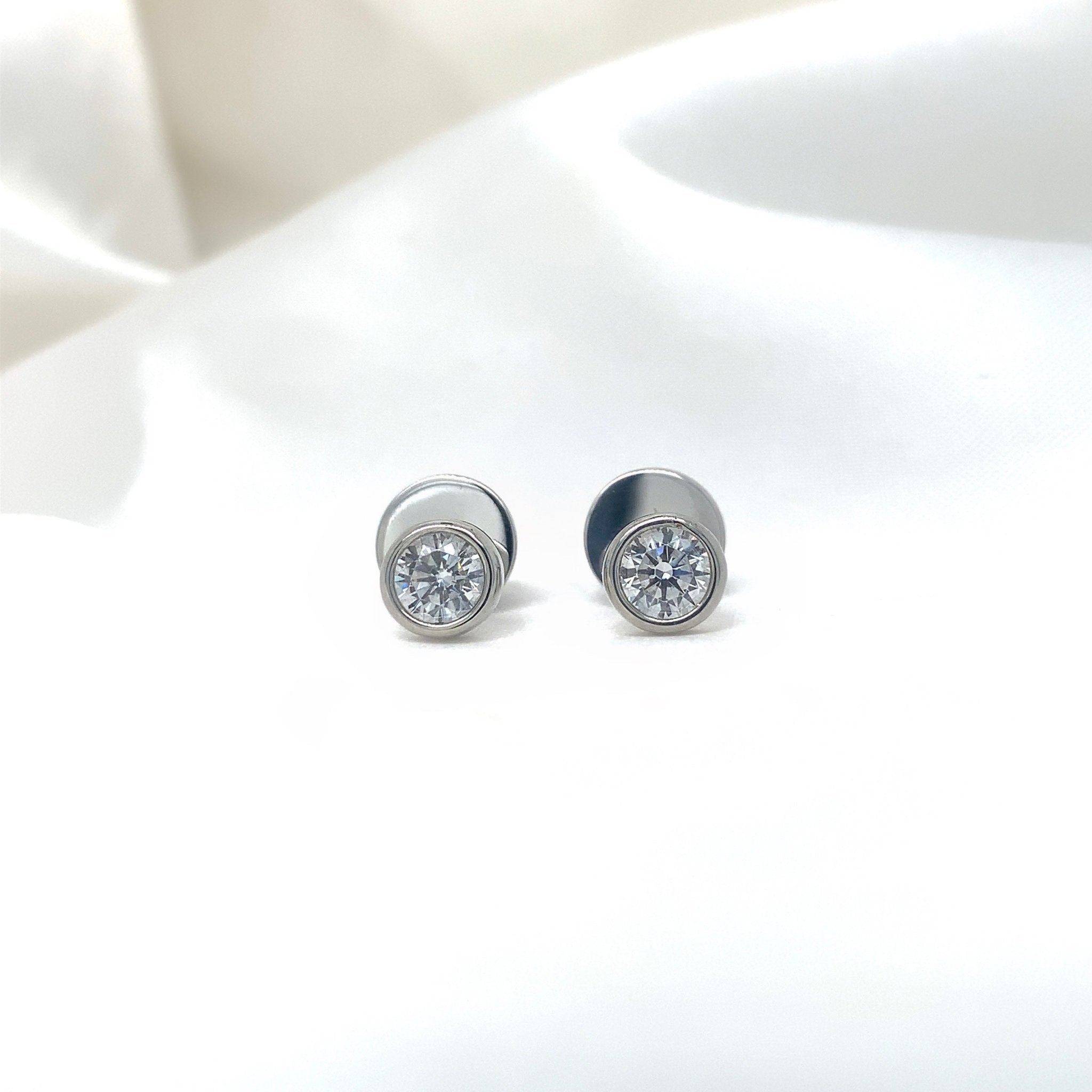 "Beatrix" - Platinum-Plated Earring - Ebony Jewellery Chichester - Bespoke by Ebony
