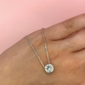 "Beatrix" - Platinum-Plated Necklace - Ebony Jewellery Chichester - Bespoke by Ebony