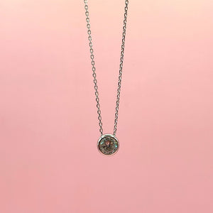 "Beatrix" - Platinum-Plated Necklace - Ebony Jewellery Chichester - Bespoke by Ebony